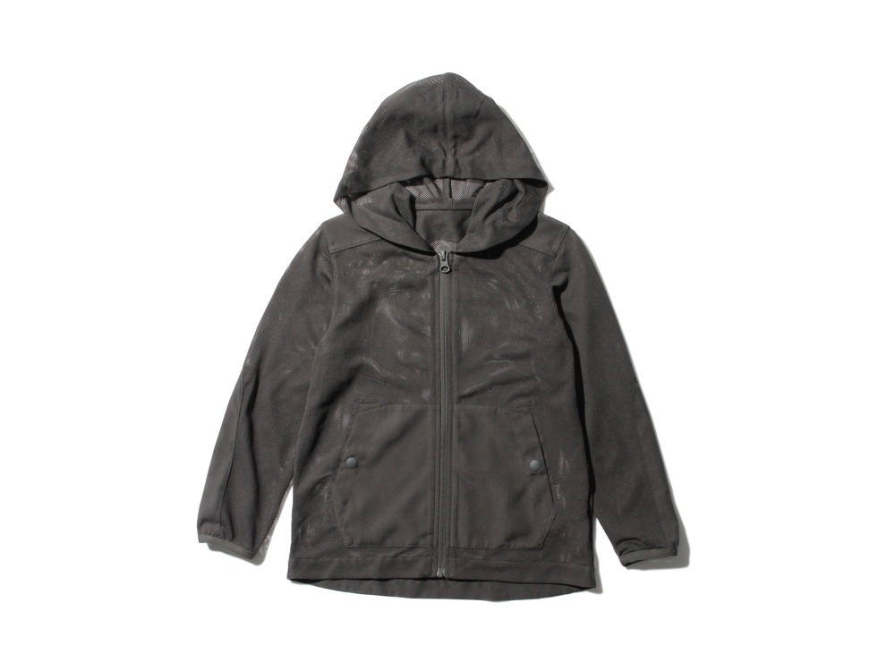 Kids Insect Shield Mesh Parka 1 Charcoal