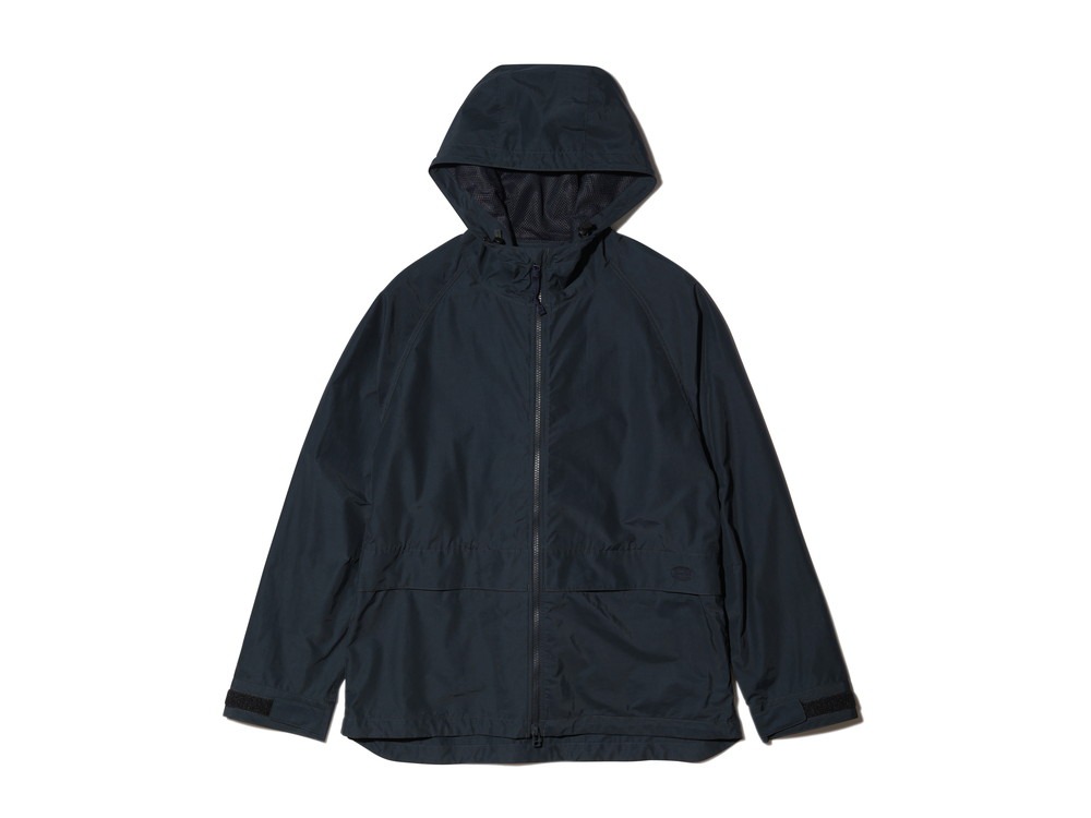 Light Mountain Cloth Zip Up Parka M Navy