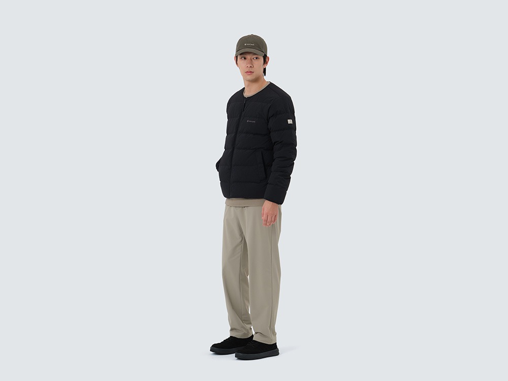 Land Lightweight Down Jacket M BLACK