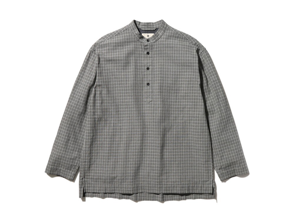 Niigata Made check Pullover 1 Grey