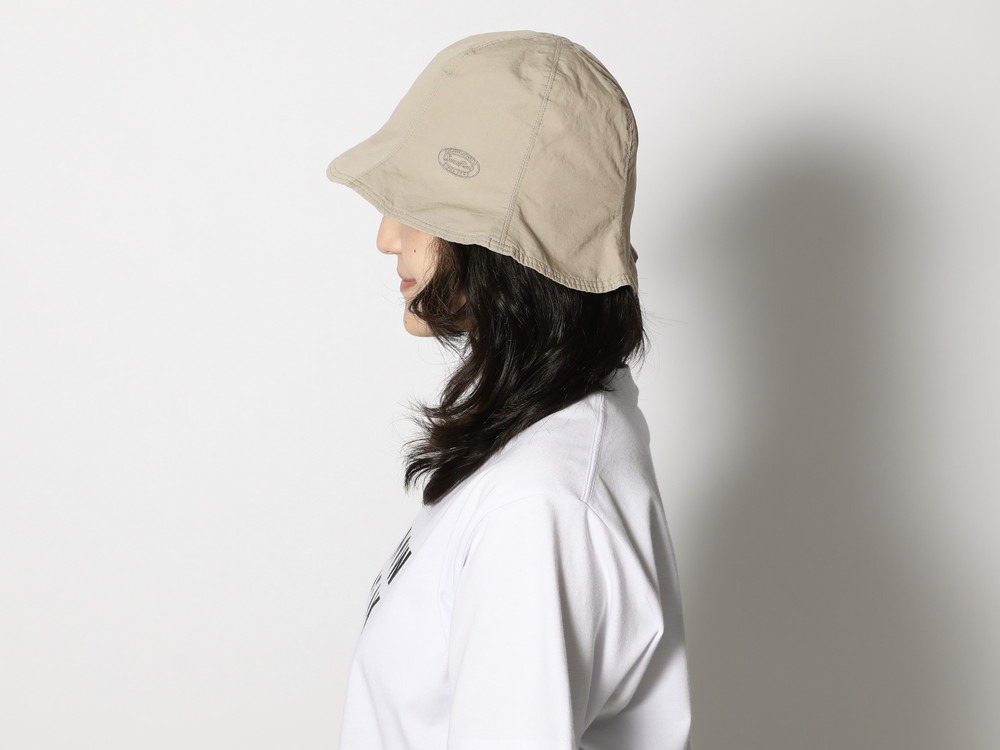 Natural-Dyed Recycled Cotton Hat 2 Beige