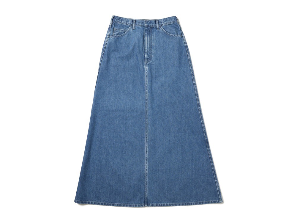 TAKIBI Denim Skirt 1 LIGHT BLUE