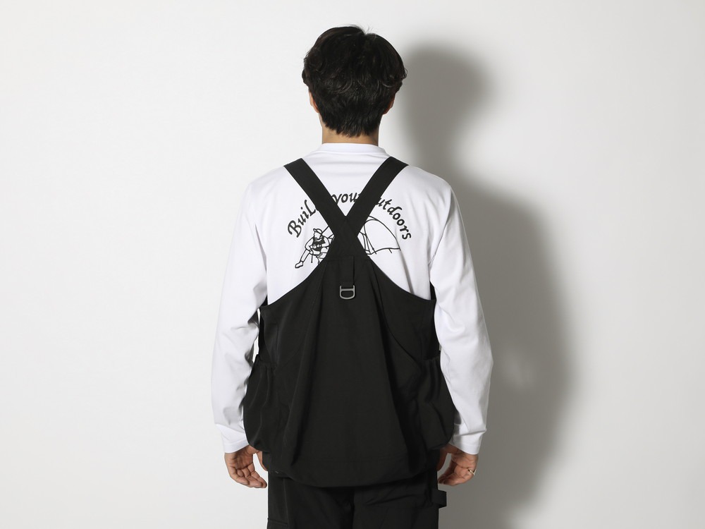 TAKIBI Weather Cloth Vest S Black