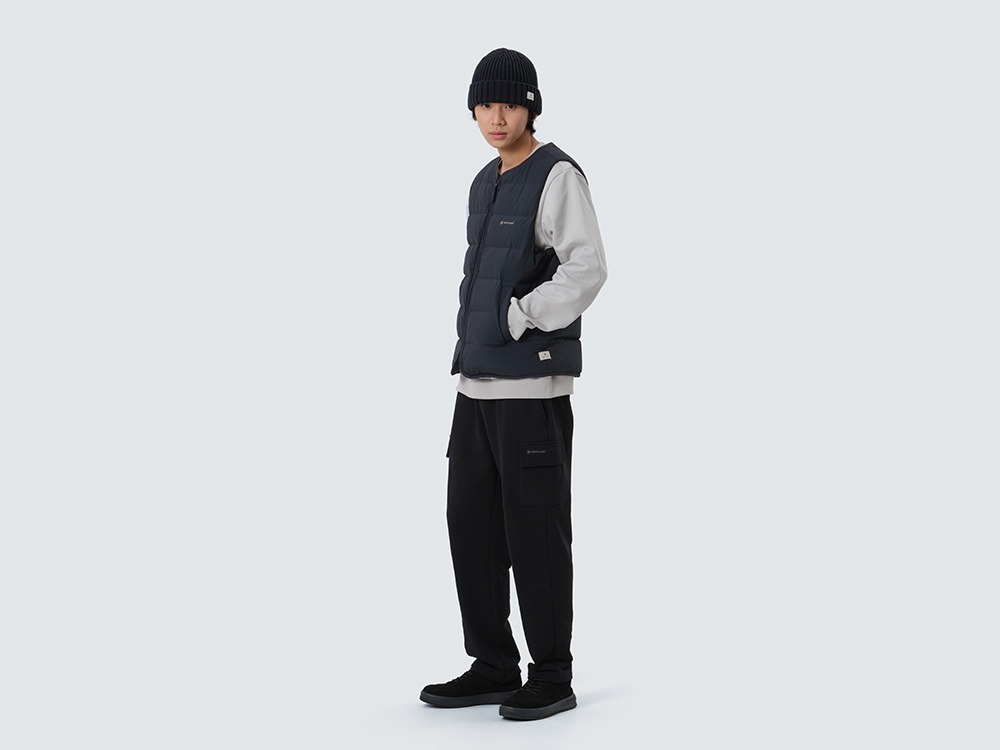 Land Lightweight Down Vest M DARK NAVY