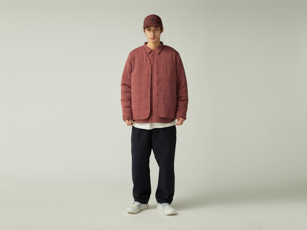 Flexible Insulated Cardigan S LIGHT BROWN