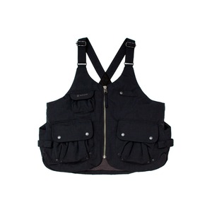 TAKIBI Canvas Vest M Black(JK-22AU10703BK) | TAKIBI シリーズ 