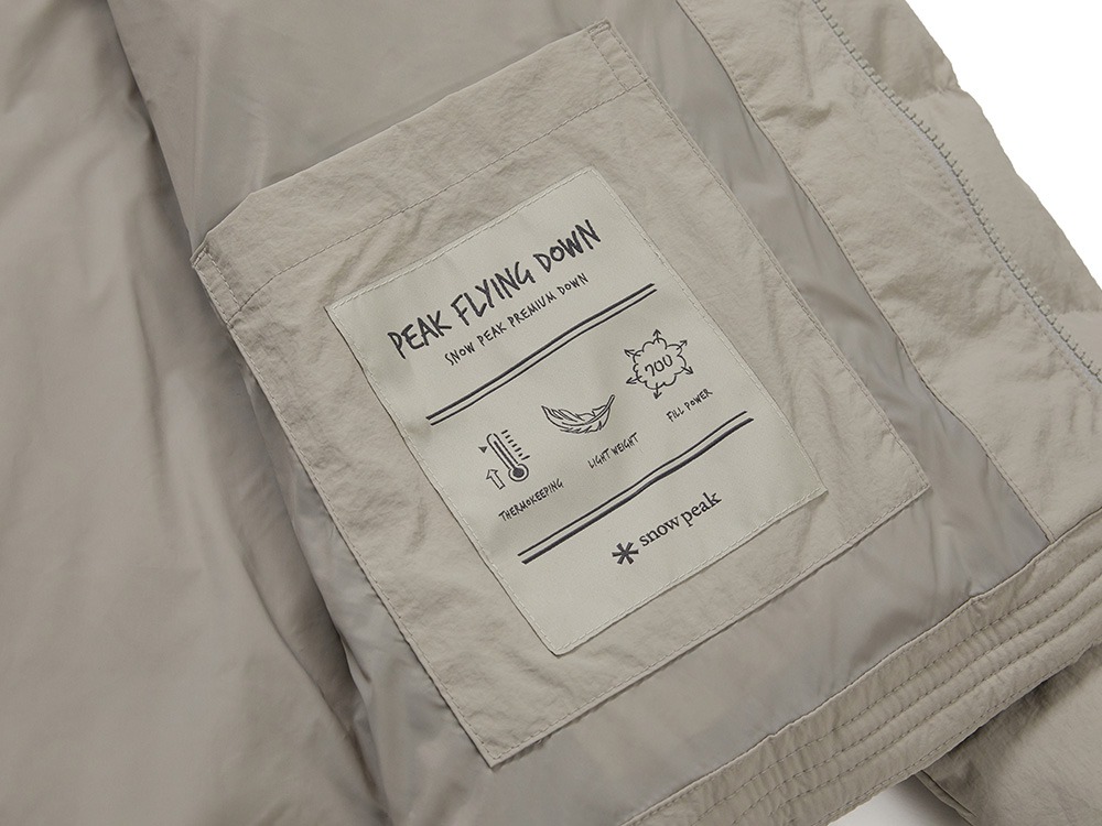 Land Lightweight Down Jacket M FOG GREY