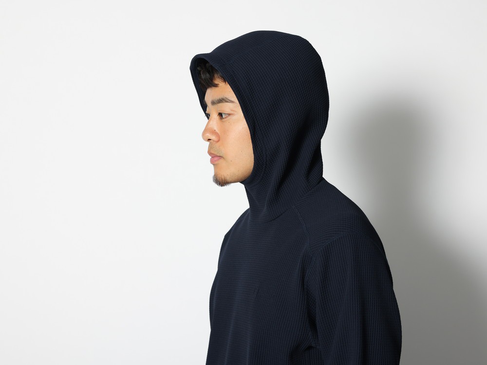 Dry Waffle Hoodie 1 Grey