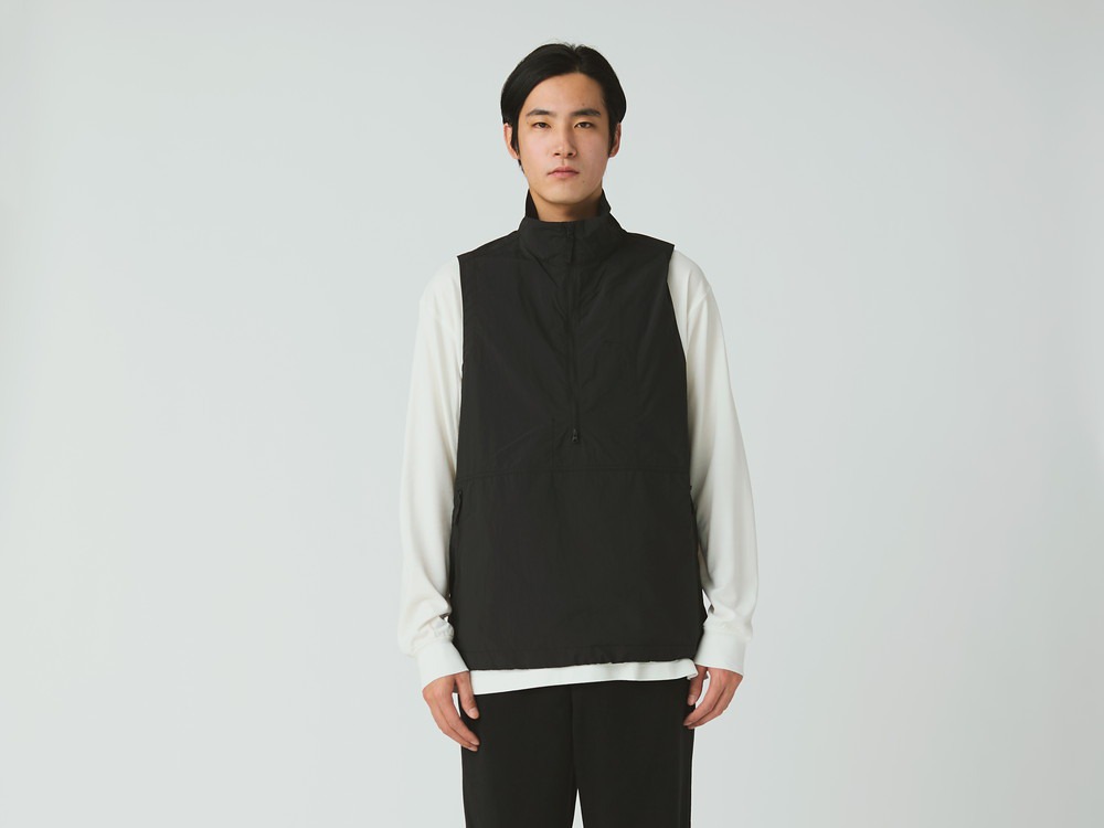 【先行予約商品】Nylon Tussah Utility Storage Vest S BLACK
