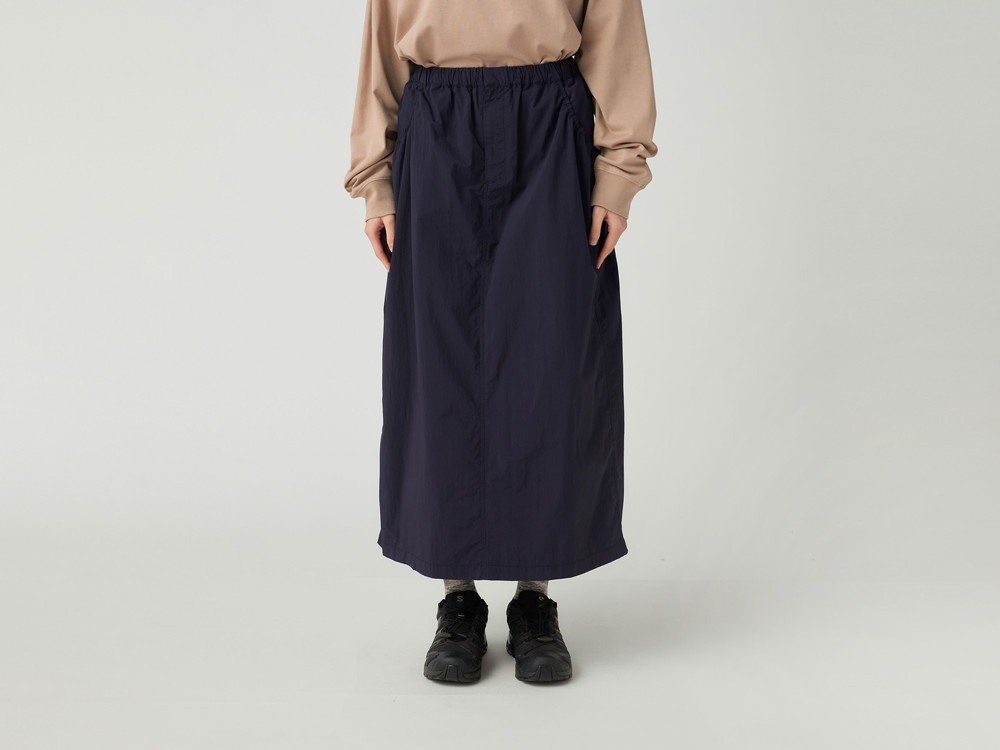 【先行予約商品】Nylon Tussah Utility Storage Skirt 2 BLACK