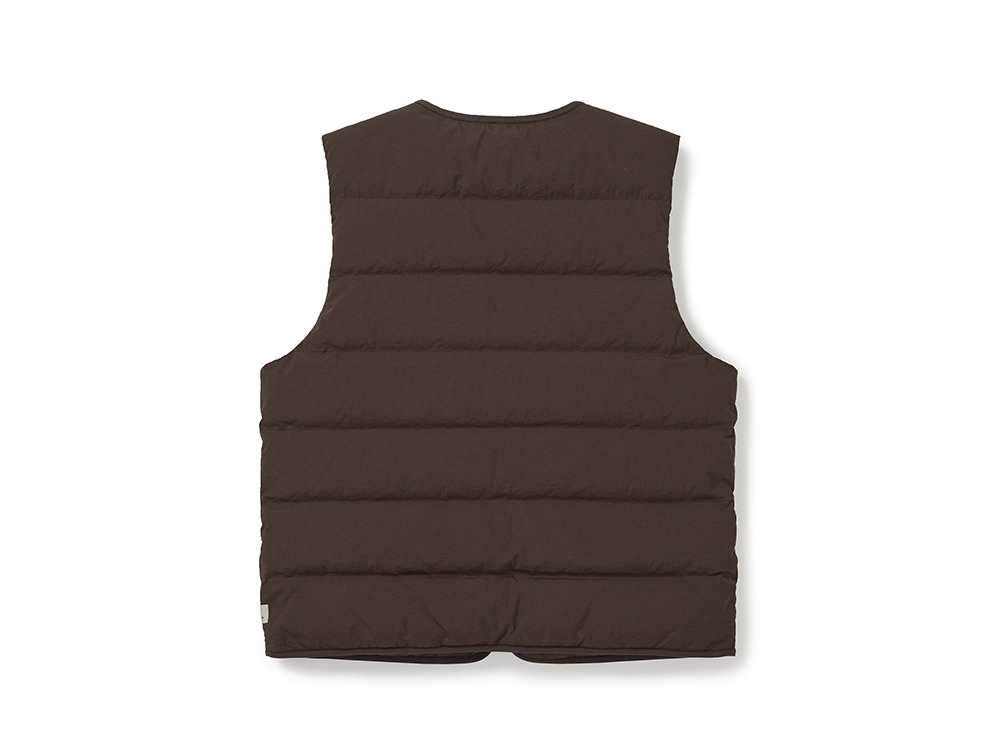 Land Women's Lightweight Down Vest M CHOCO BROWN