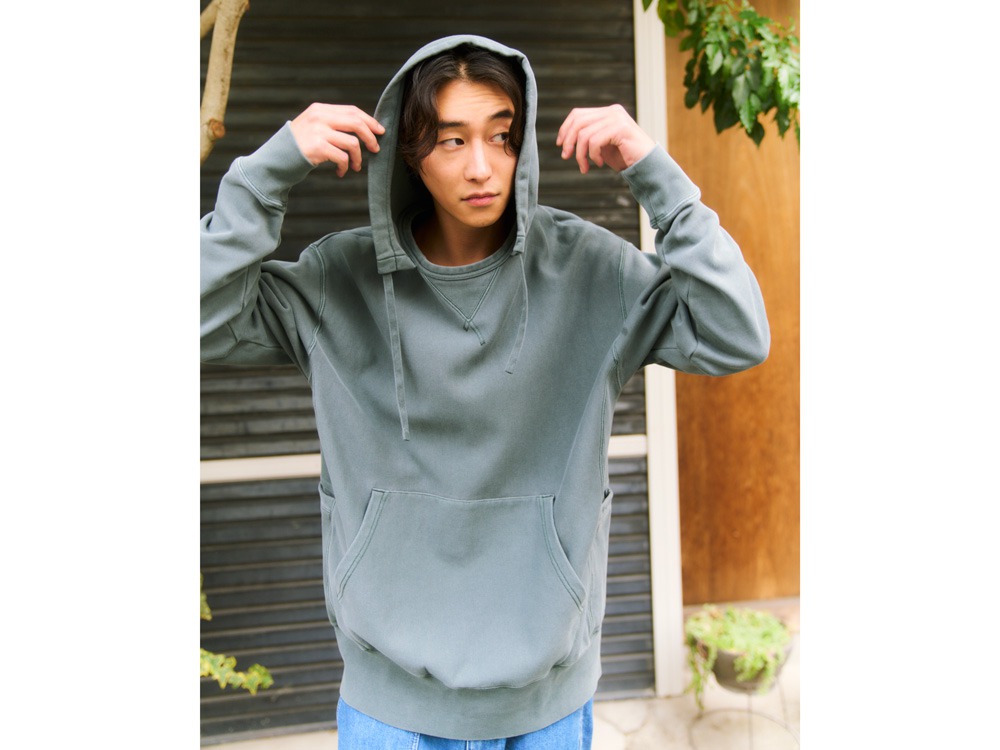 Garment Dyed Hoodie XL CHARCOAL
