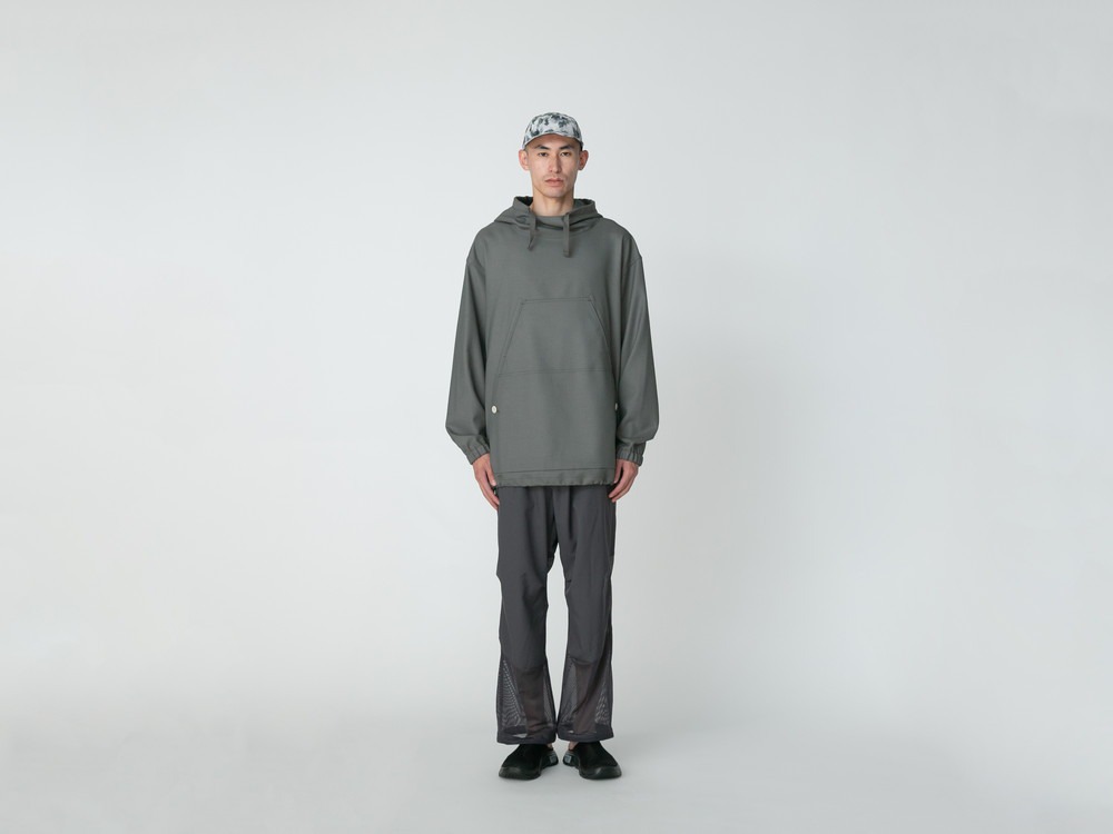 Hybrid Wool Utility Parka S LIGHT OLIVE