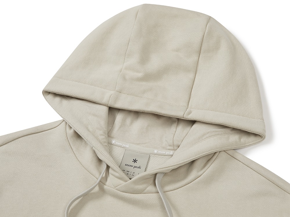 Land Pocket Hood T-Shirt M LIGHT BEIGE