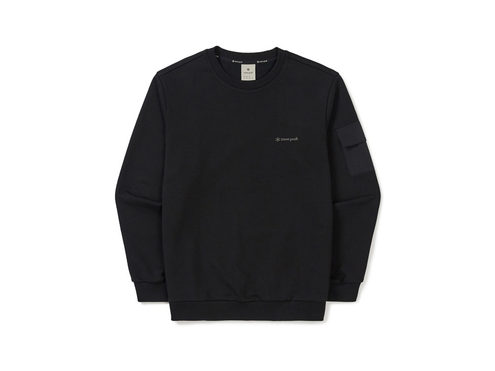 Land Pocket Sweatshirt M BLACK