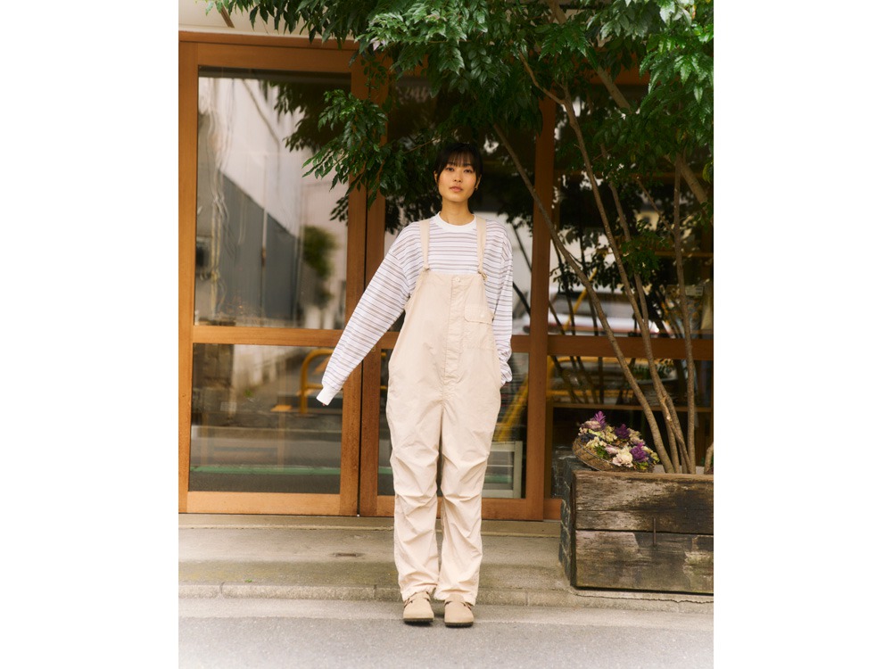 Garment Dyed Overalls 1 IVORY