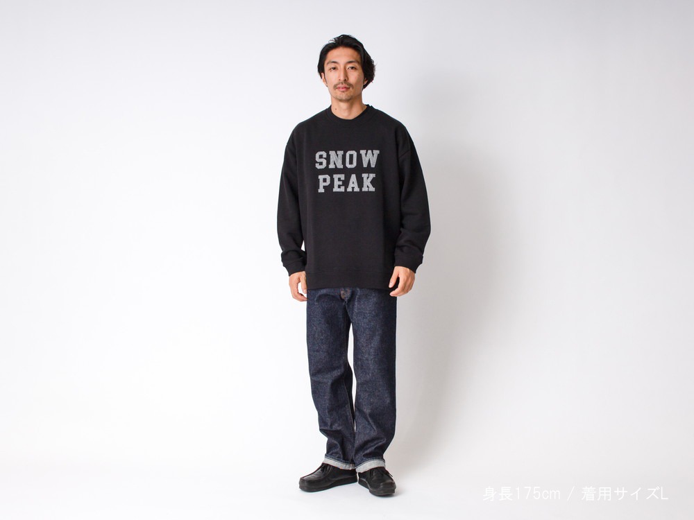 SP Felt Logo Sweatshirt Pullover M Black