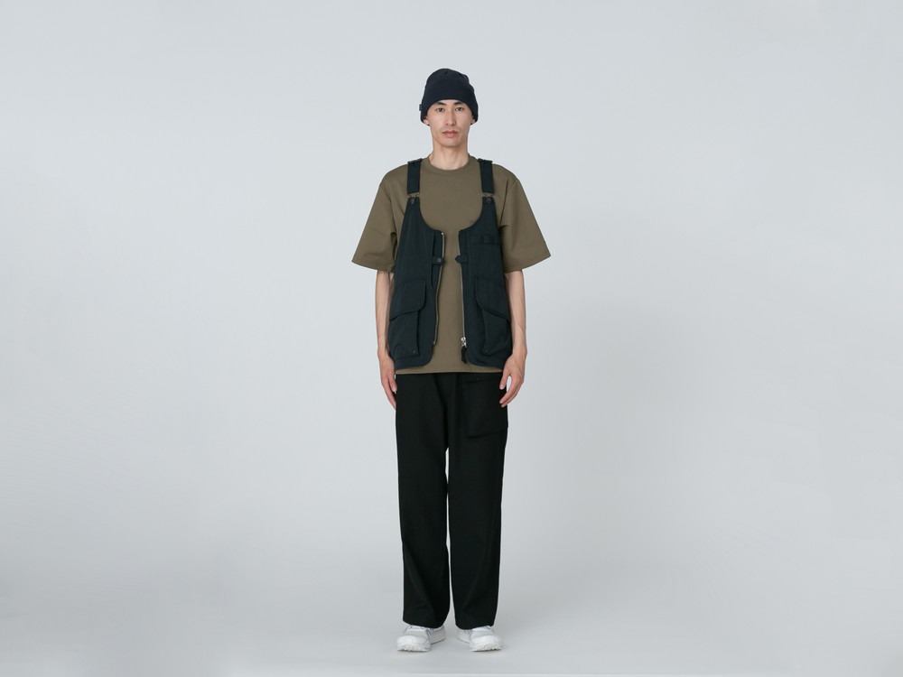 TAKIBI Weather Cloth Vest S LIGHT OLIVE