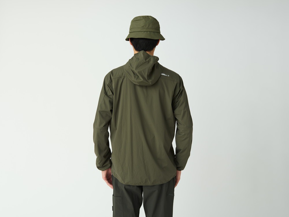 Ultralight Packable Hoodie S DARK OLIVE