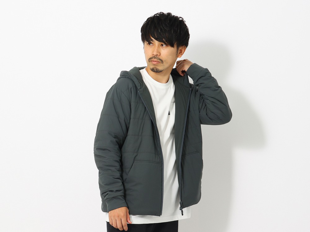 Flexible Insulated Zip Up Hoodie M BK(SW-22AU00303BK) | パーカーの