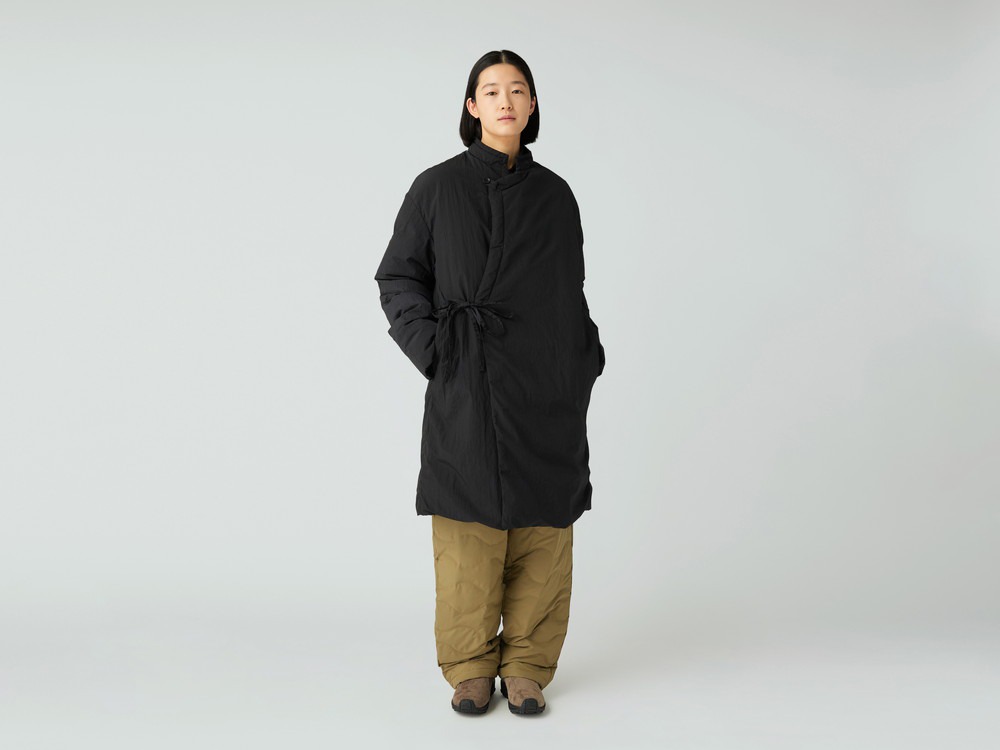 Garment Dyed Down Coat M NAVY