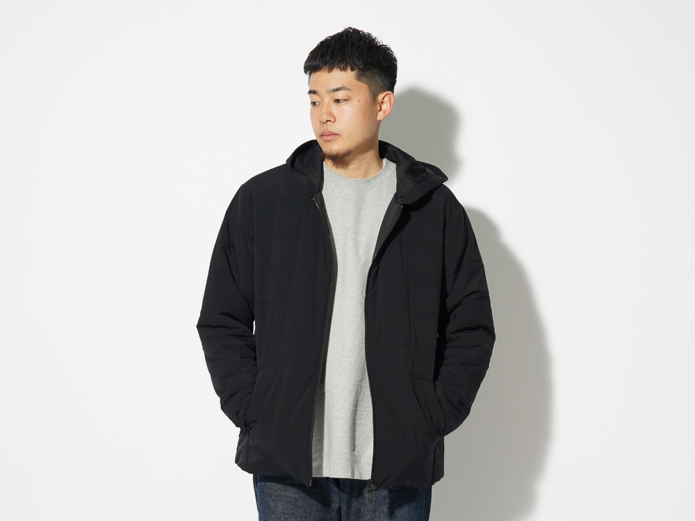 Flexible Insulated Zip Up Hoodie M Black(SW-23AU00403BK) | フレキシブルインサ ...