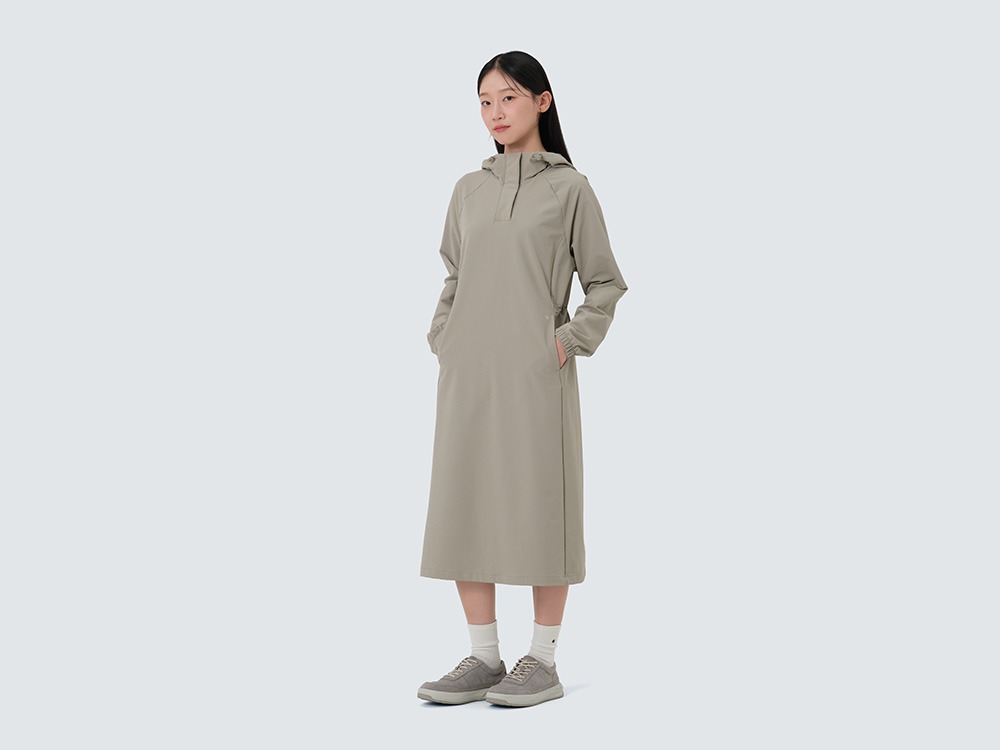 Lago Women's Dress S KHAKI BEIGE
