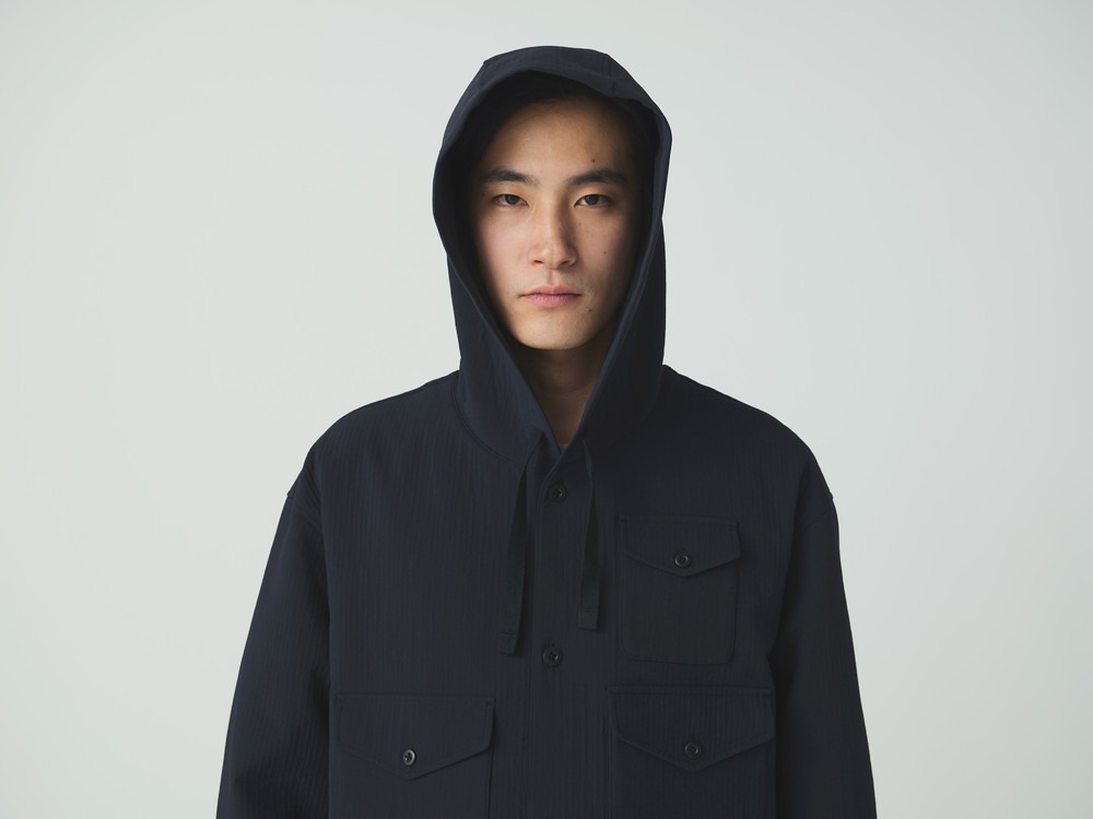 【先行予約商品】Easy Cloth Hooded Shirt M OLIVE