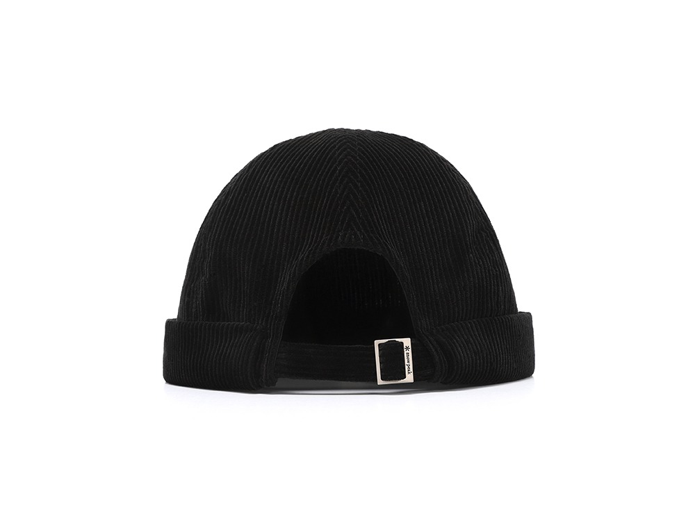 Corduroy Watch Cap One BLACK