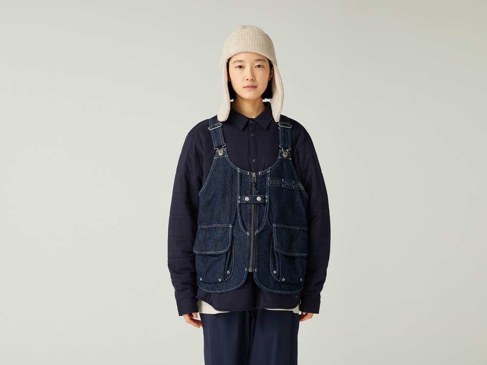 【先行予約商品】TAKIBI Denim Vest S LIGHT BLUE