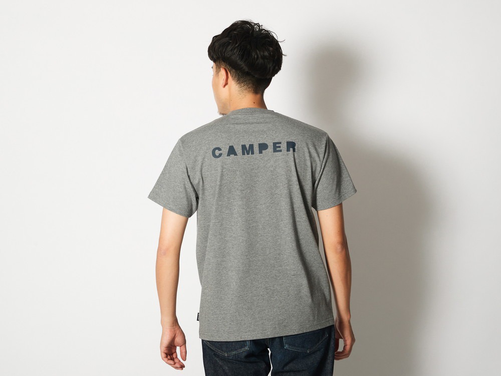 SNOWPEAKER T-Shirt CAMPER  1 M.grey