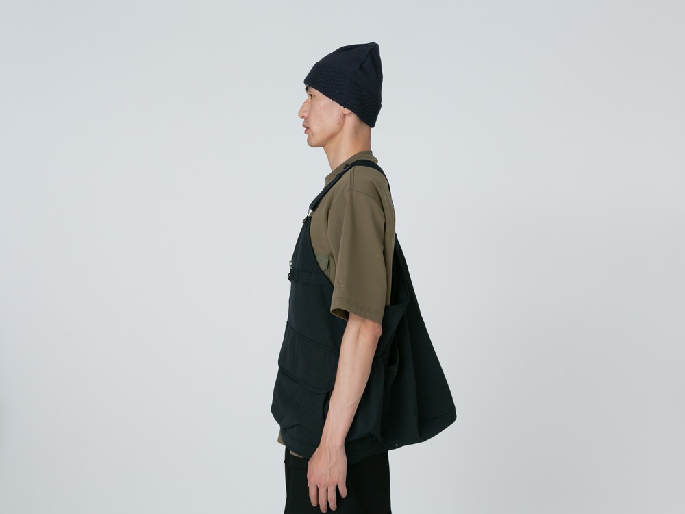 TAKIBI Weather Cloth Vest S DARK BEIGE