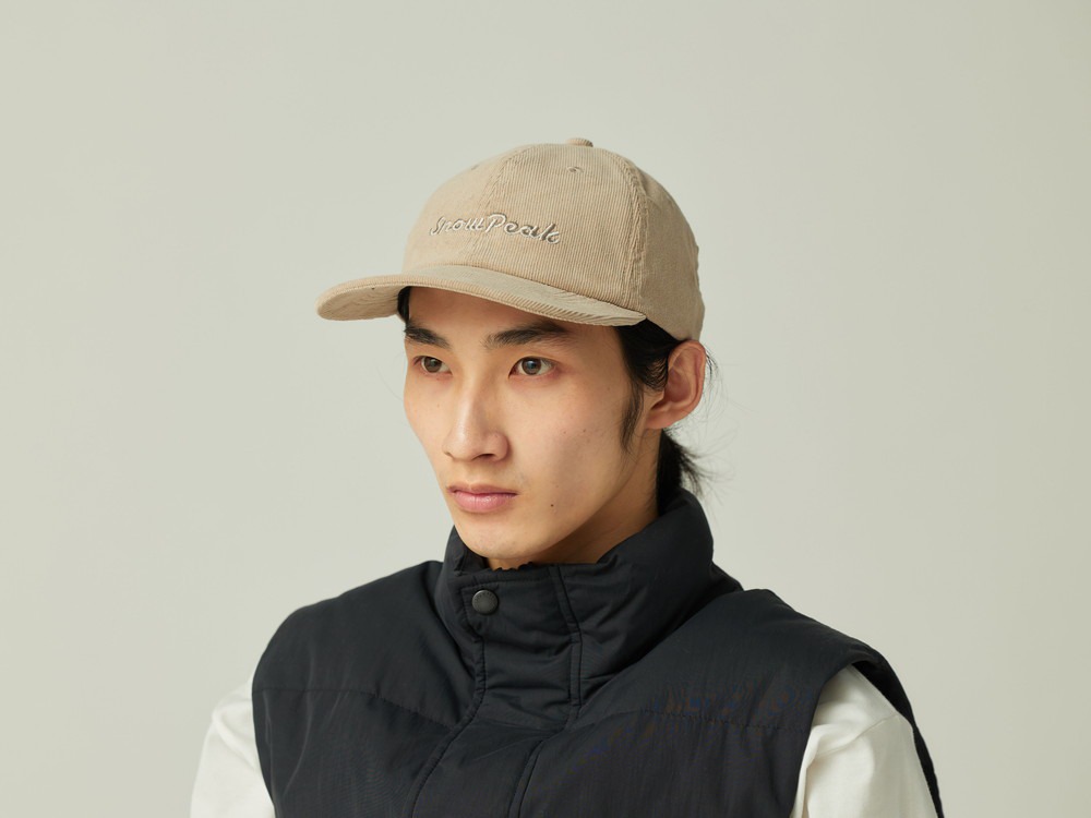 Corduroy Cap One DARK GREEN