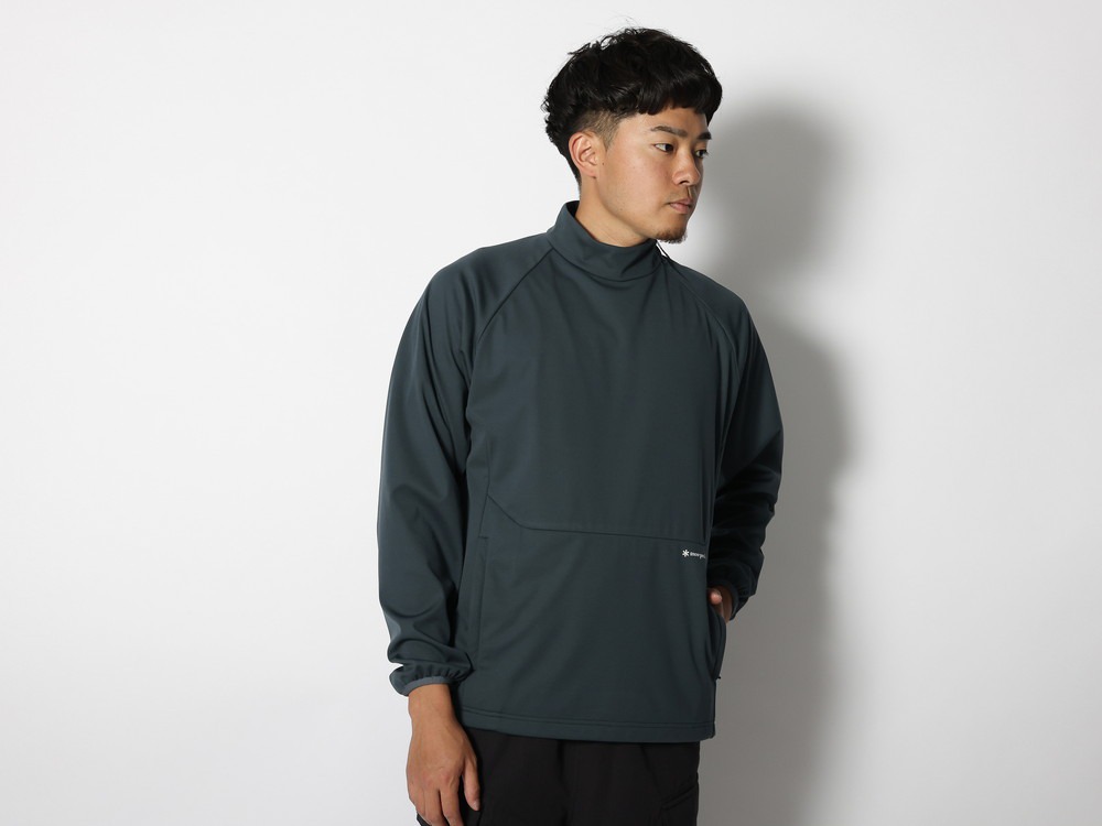 Lightweight Softshell Pullover L M.grey