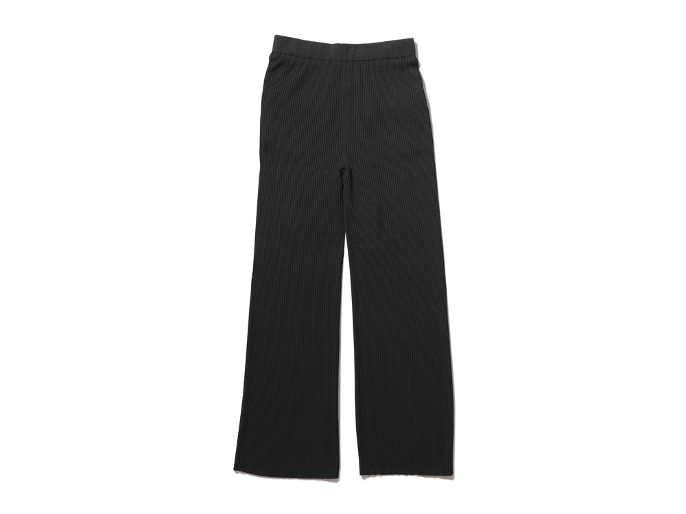 High Gauge Light Knit Pants 4 Black