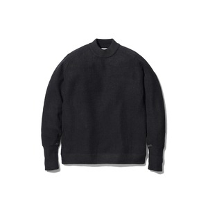 Waffle Mock Neck Sweater