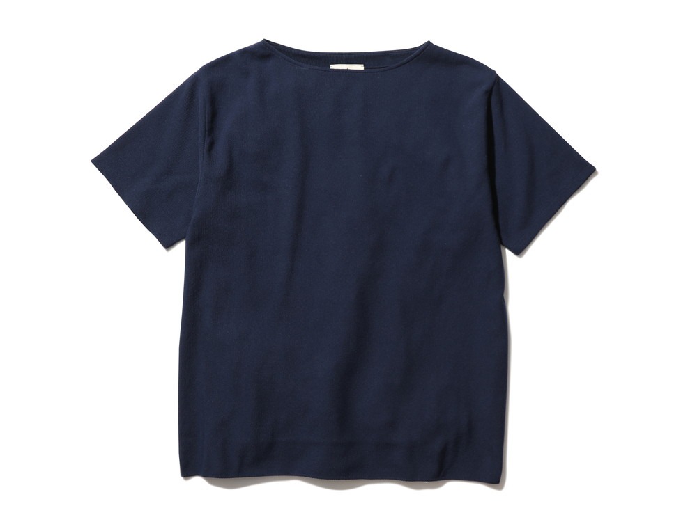 Co/Pe/Ny Boatneck Pullover  1 Navy