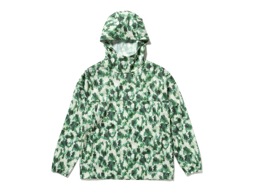 PrintedBreathable QuickDry Anorak S GREEN PT