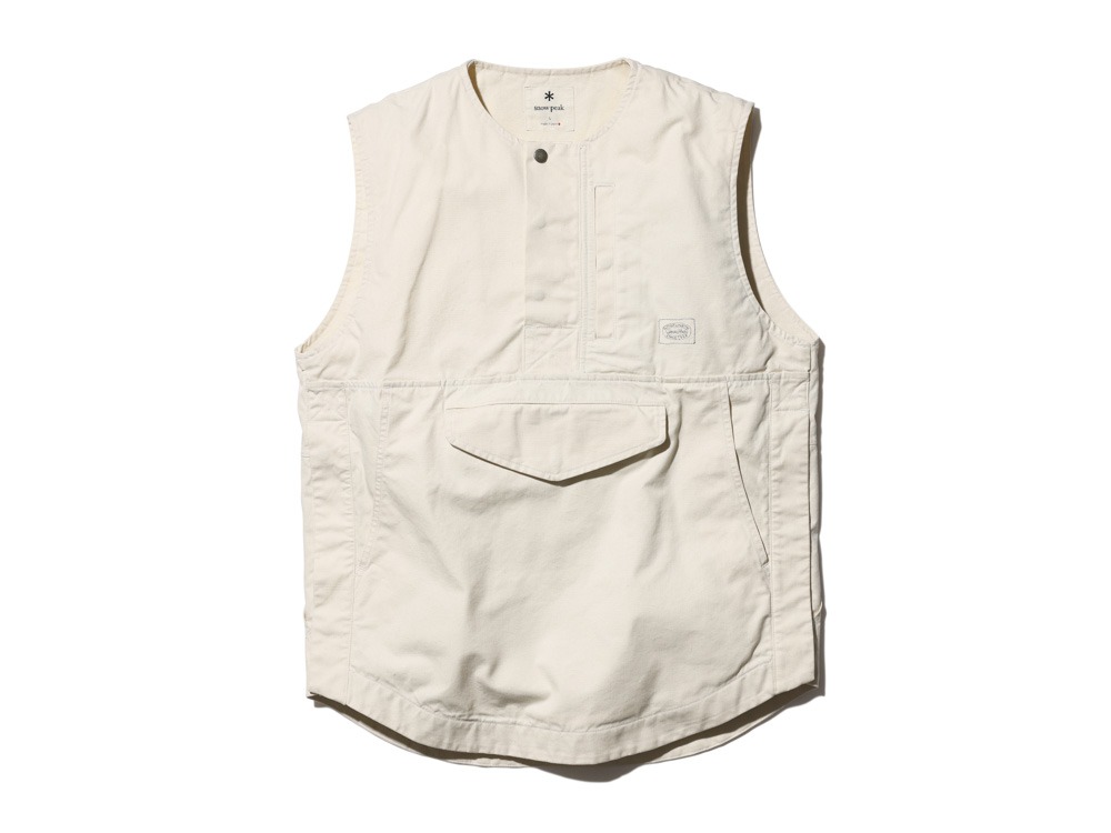 TAKIBI Canvas Vest M Ecru(JK-22SU10303EC) | TAKIBI シリーズの通販