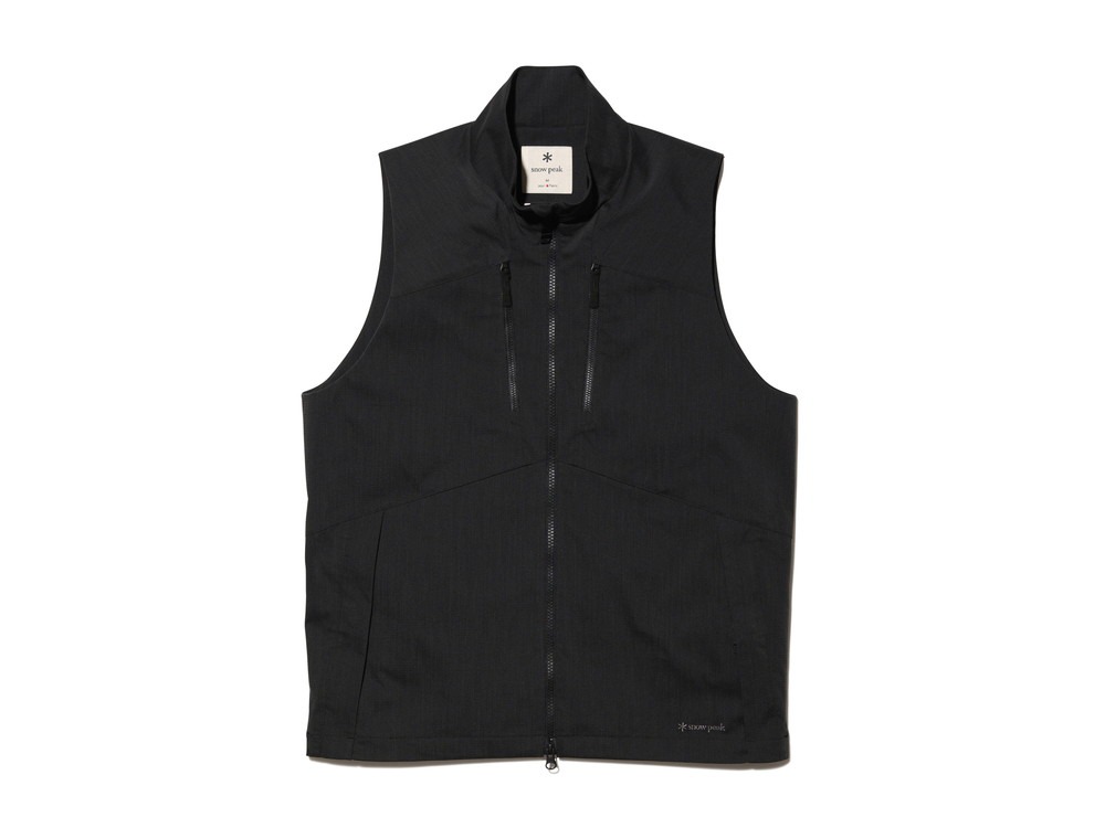 665SNOW PEAK STRETCH FR VEST S BLACK Size：S - ベスト