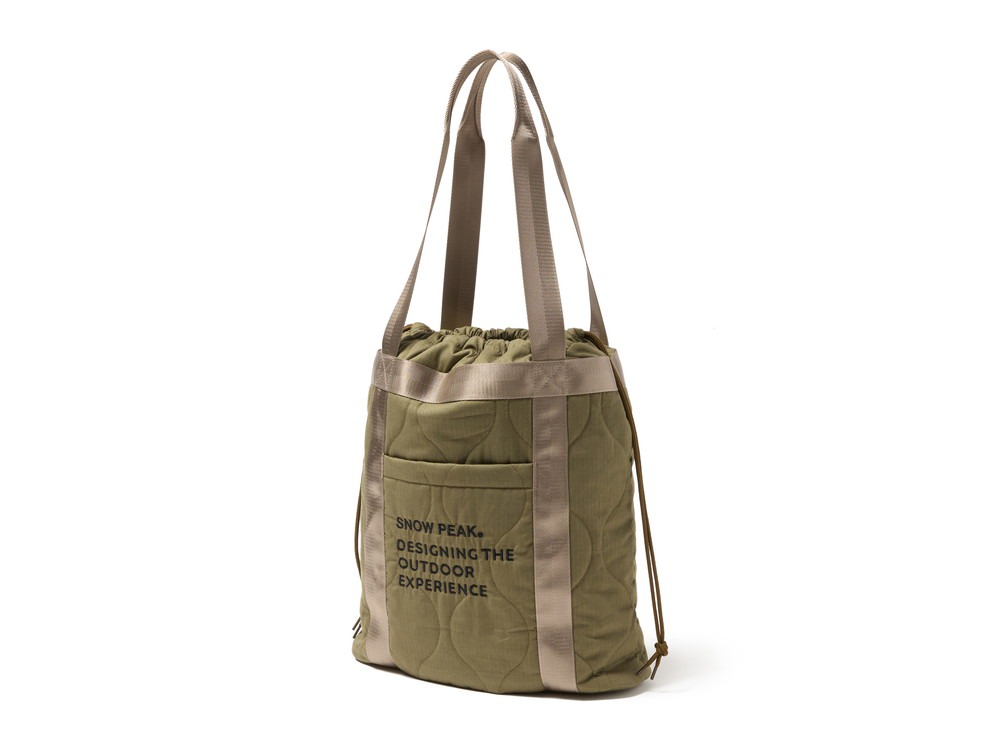 Quilted Ripstop Tote One OLIVE