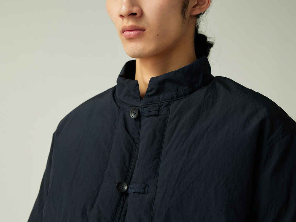 Garment Dyed Down Jacket S BLACK