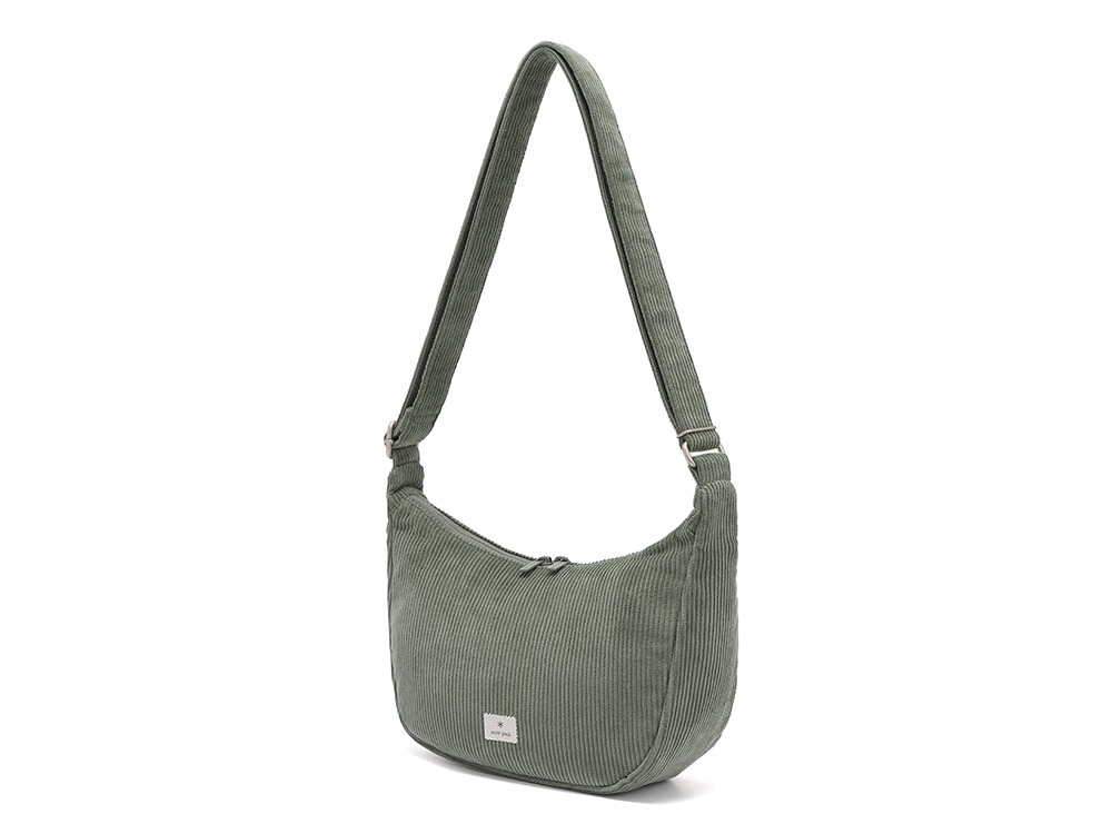 Corduroy Small Hobo Bag One GREEN