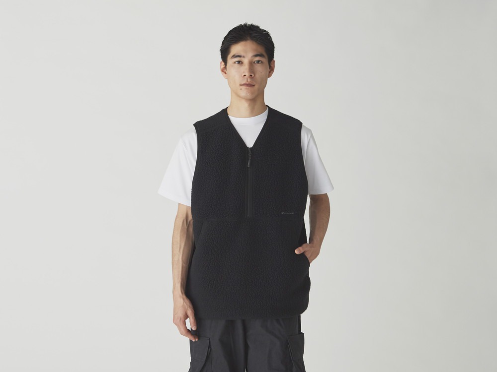 Thermal Boa Fleece Vest XL Black