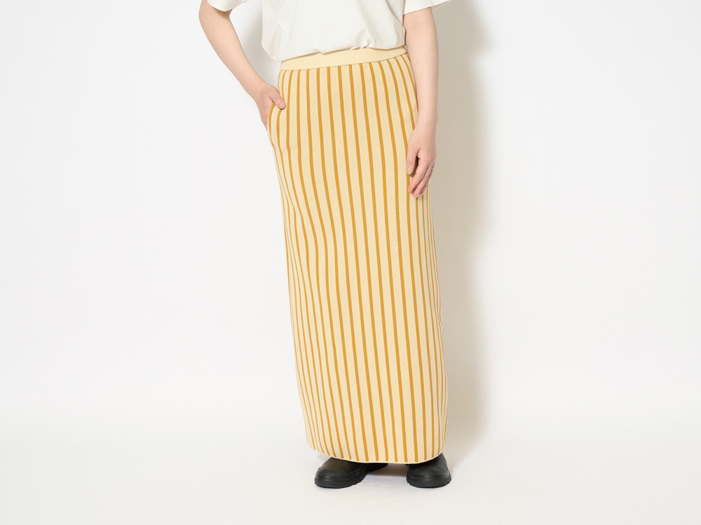 Co/Ny/Pe Skirt 1 Beige