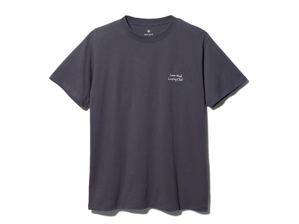 Snow Peak Camping Club T shirt M Charcoal