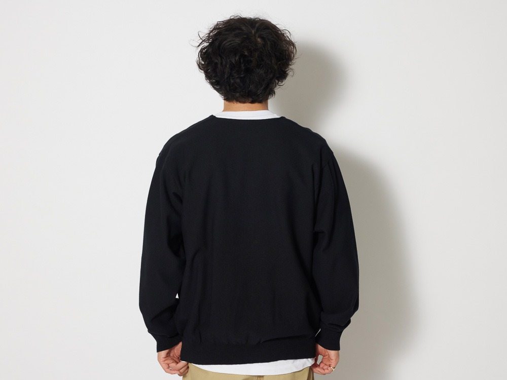 Co/Pe Knit Cardigan 1 Black