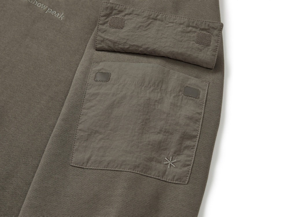 Land Pocket Sweatshirt M DARK KHAKI
