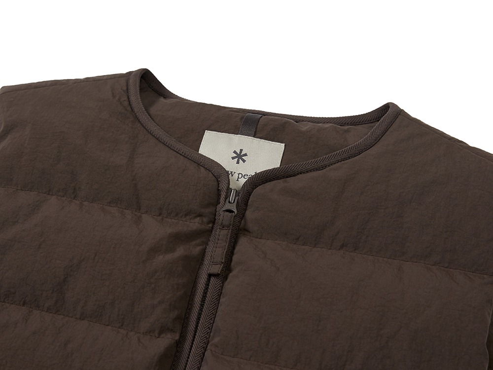 Land Women's Lightweight Down Vest M CHOCO BROWN
