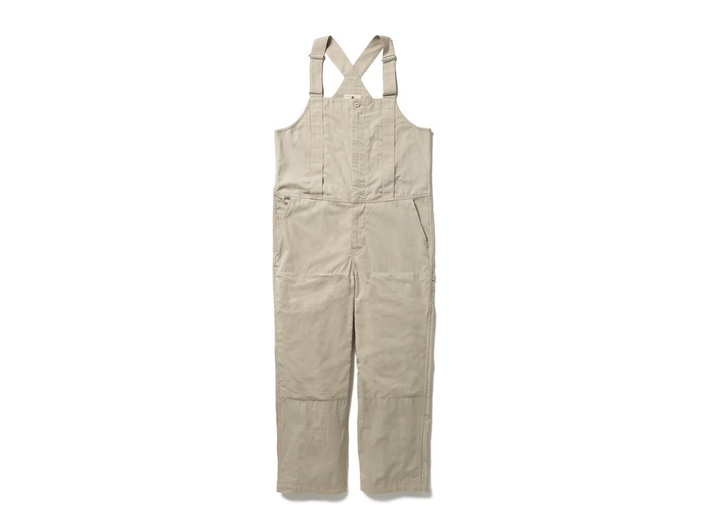 TAKIBI Light Ripstop Overalls S IVORY